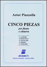 CINCO PIEZAS FLUTE/ GUITAR cover